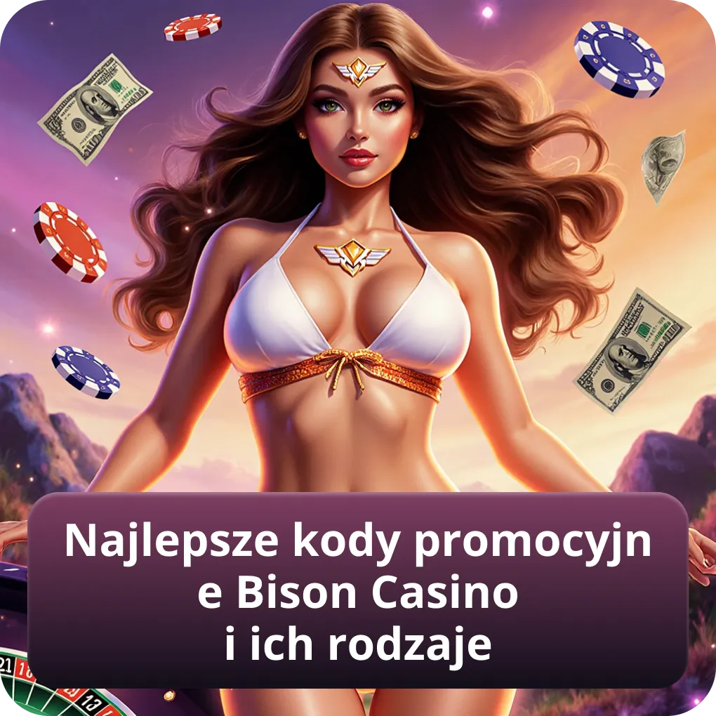 Najlepsze kody promocyjne Bison Casino i ich rodzaje