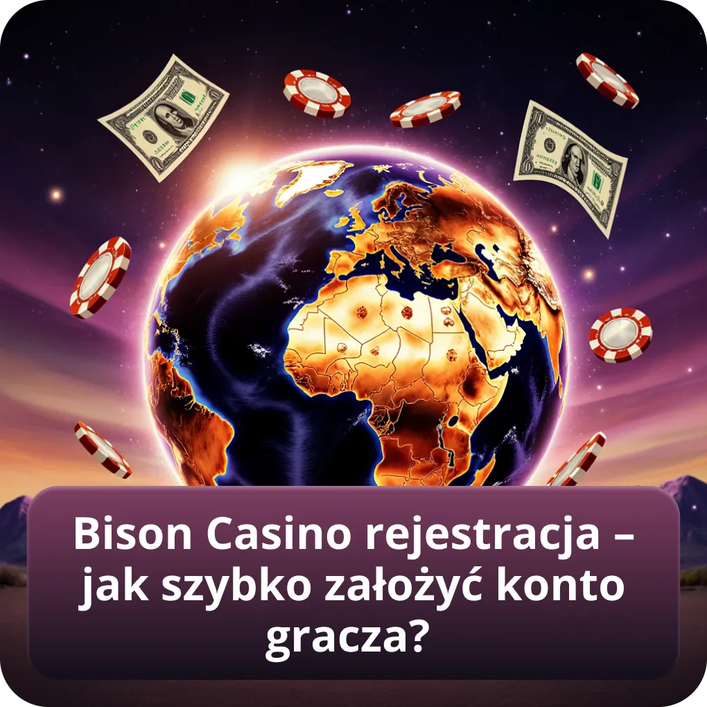 Bison Casino rejestracja – jak szybko założyć konto gracza