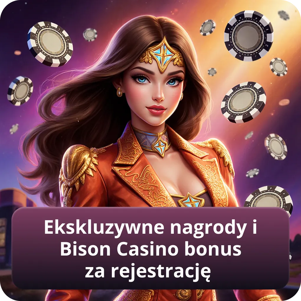 Ekskluzywne nagrody i Bison Casino bonus za rejestrację